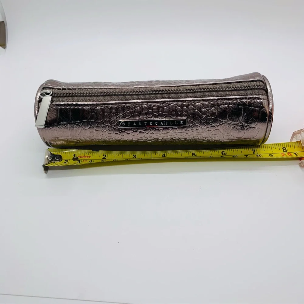 NWOT Chantecaille Cosmetic Travel Bag Pewter